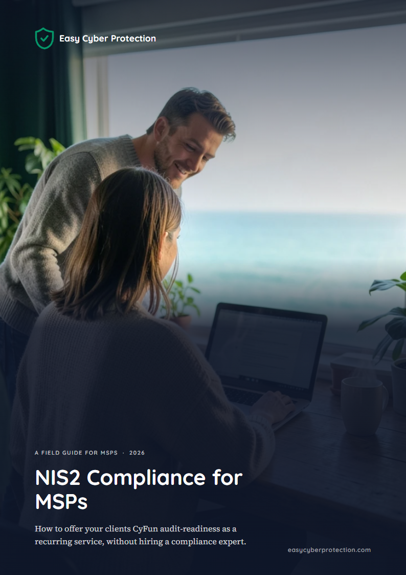 NIS2 Compliance for MSPs, cover of the free field guide