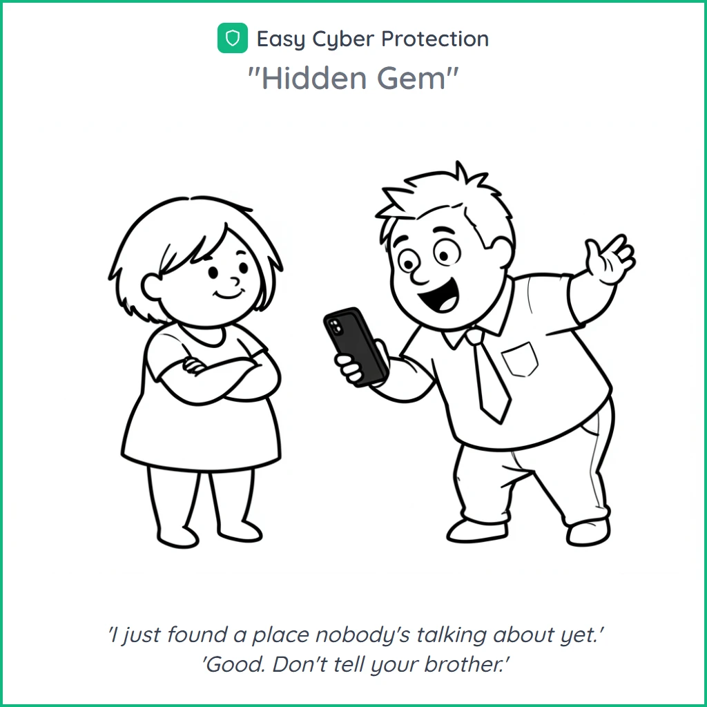 Easy Cyber Protection - Press Cartoon